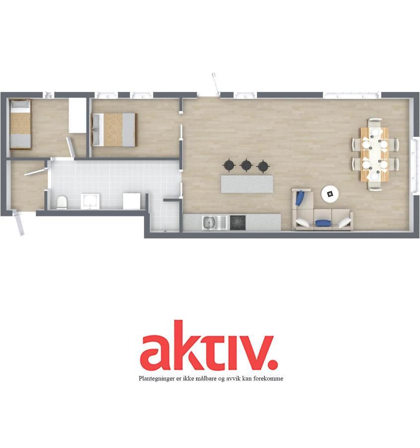 Stylish Apartment With Beautiful Views Of The River, Beach Nearby Kristiansand Eksteriør billede